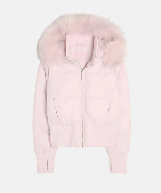 Damen Gesteppt Winterjacke mit Warm & Abnehmbarer Kapuze | ShopNory