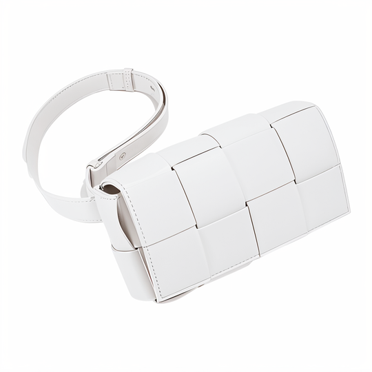 GShopnorylockte Umhängetasche Vegan Leder Damen Geflochtene Tasche Frauen