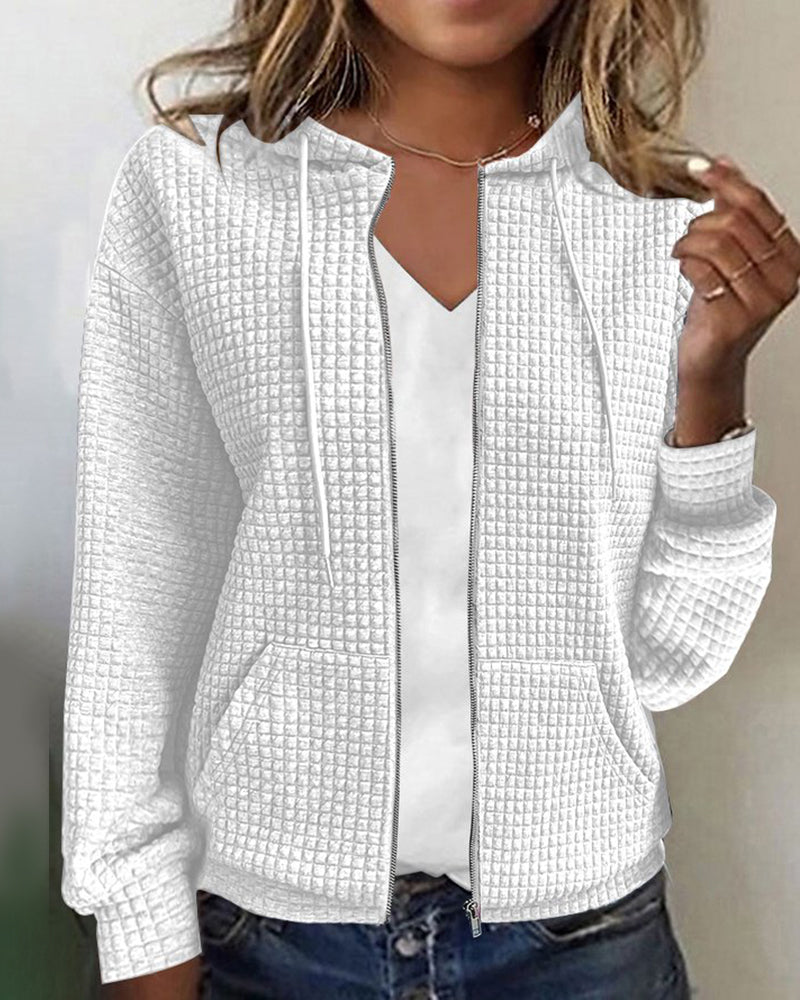 Lässige Jacke mit Kordelzügen für Damen
