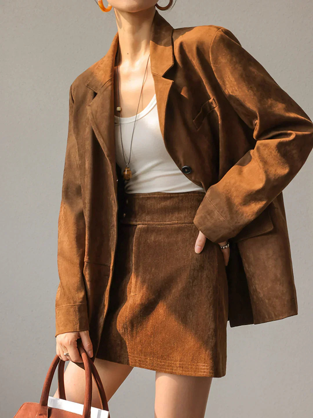 Wildlederjacke