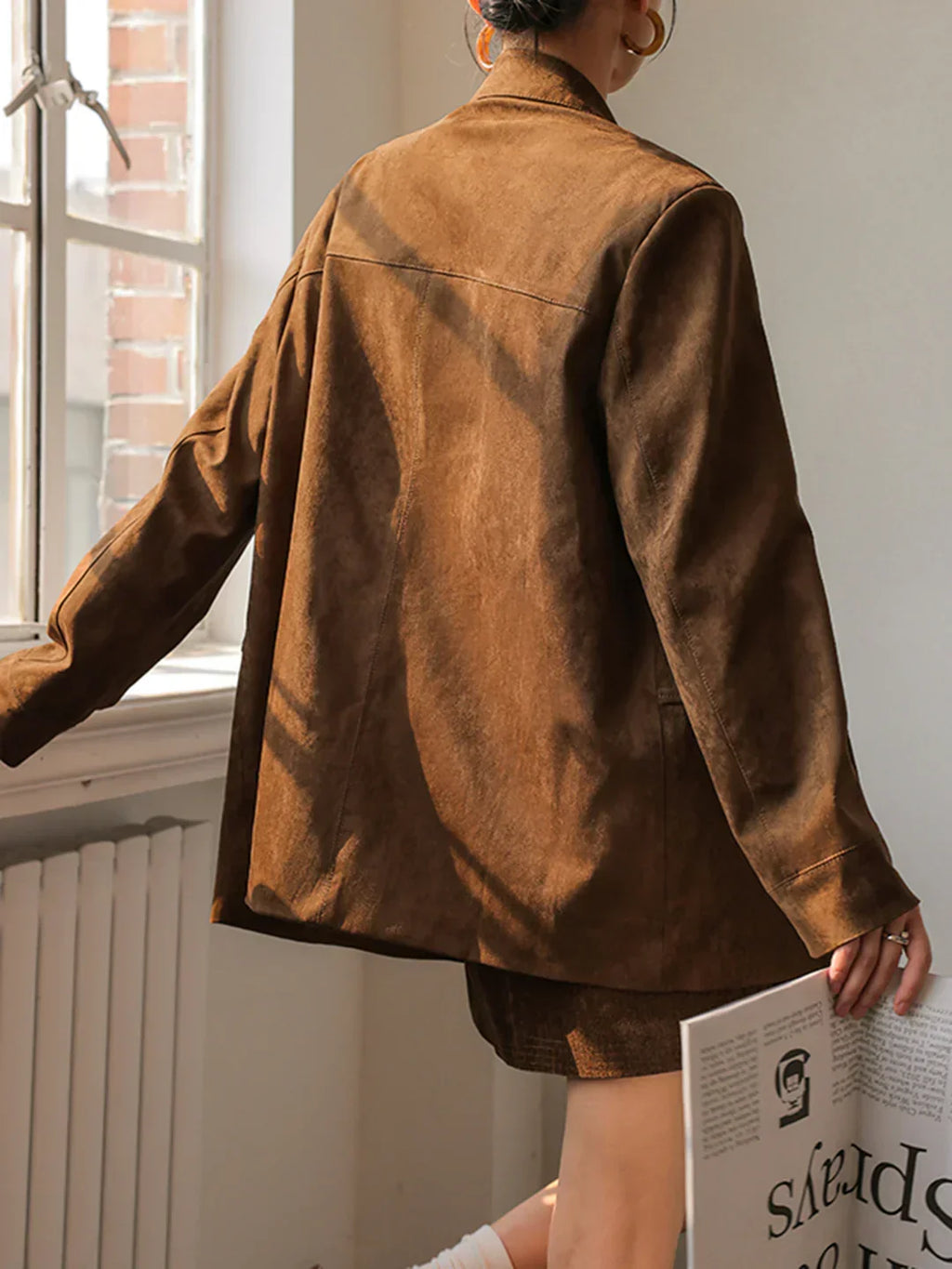 Wildlederjacke