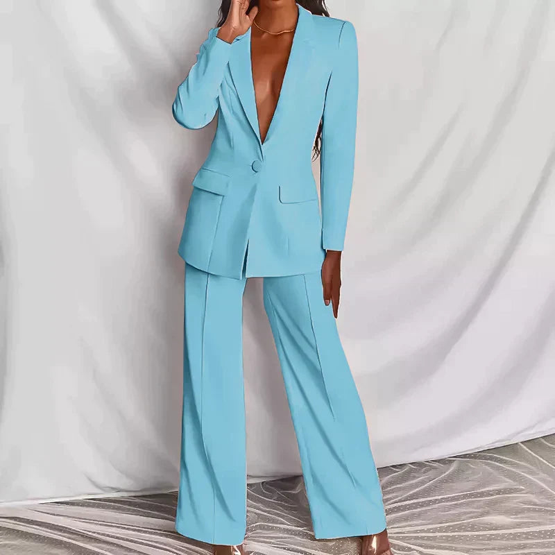 ShopNory | Damen Hosenanzug 2-teilig – Blazer & Hose