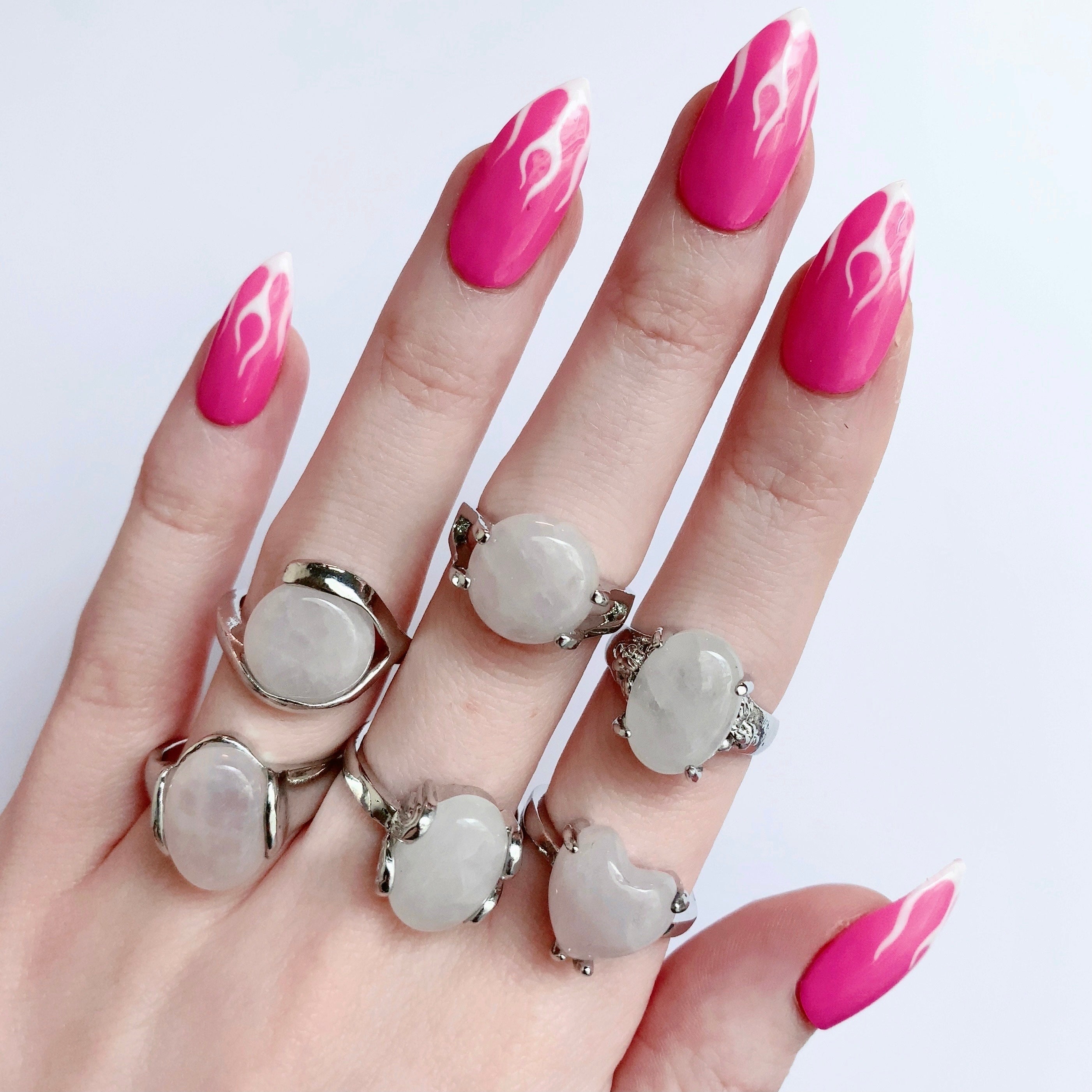 Rose Quartz Gemstone Ring | Shop Nory