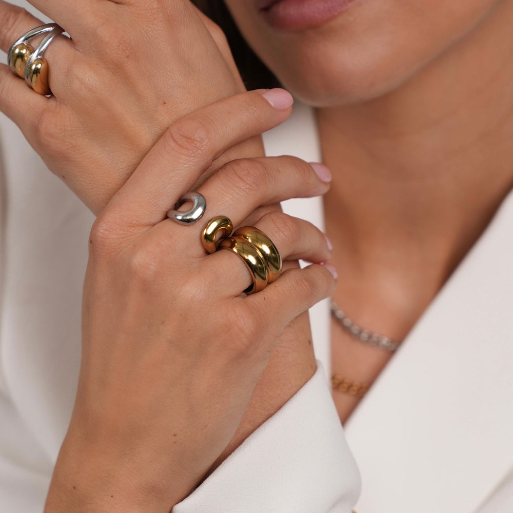 Gemütlicher Ring Bicolor | Shop Nory