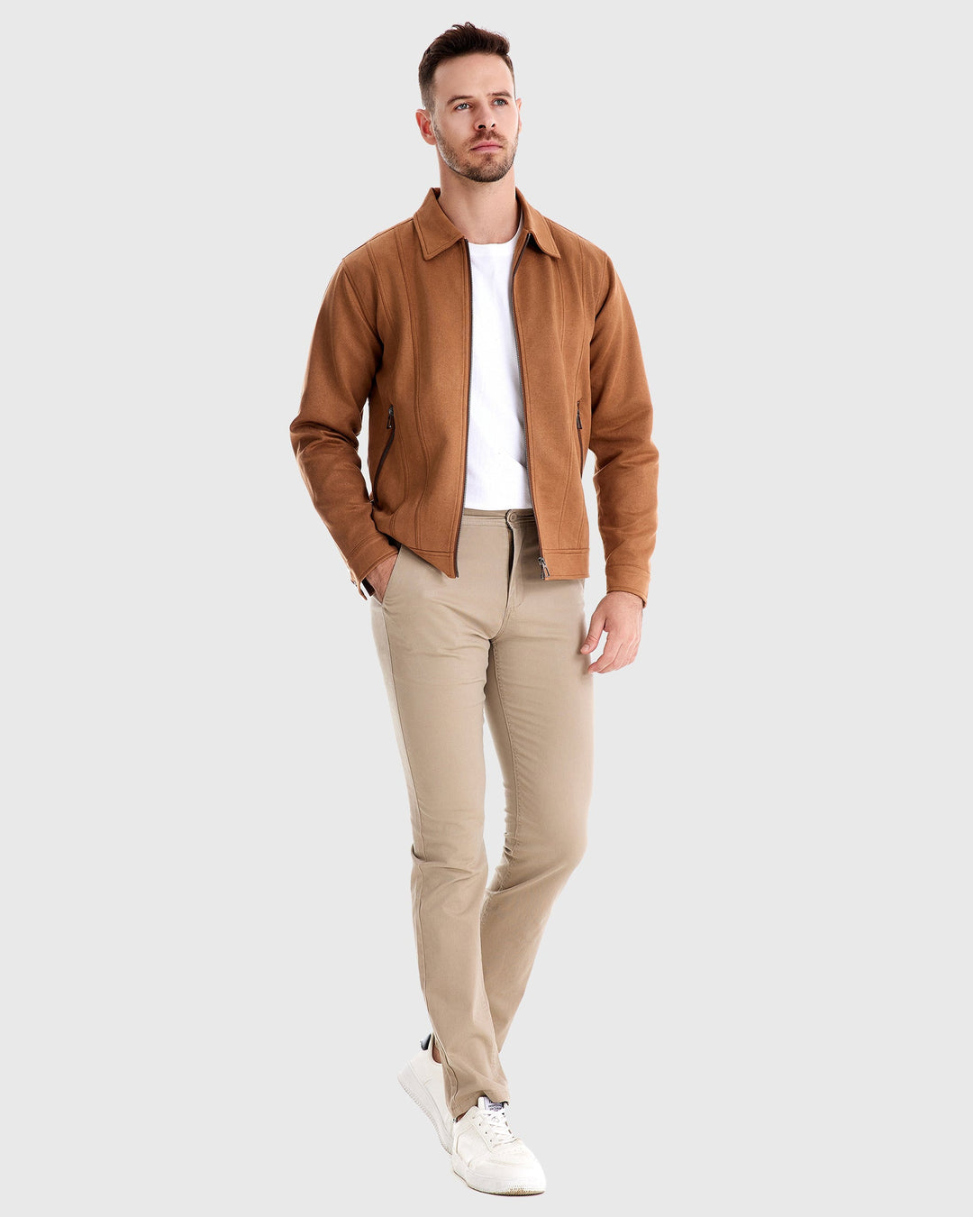 Leicht lässige Jacke
