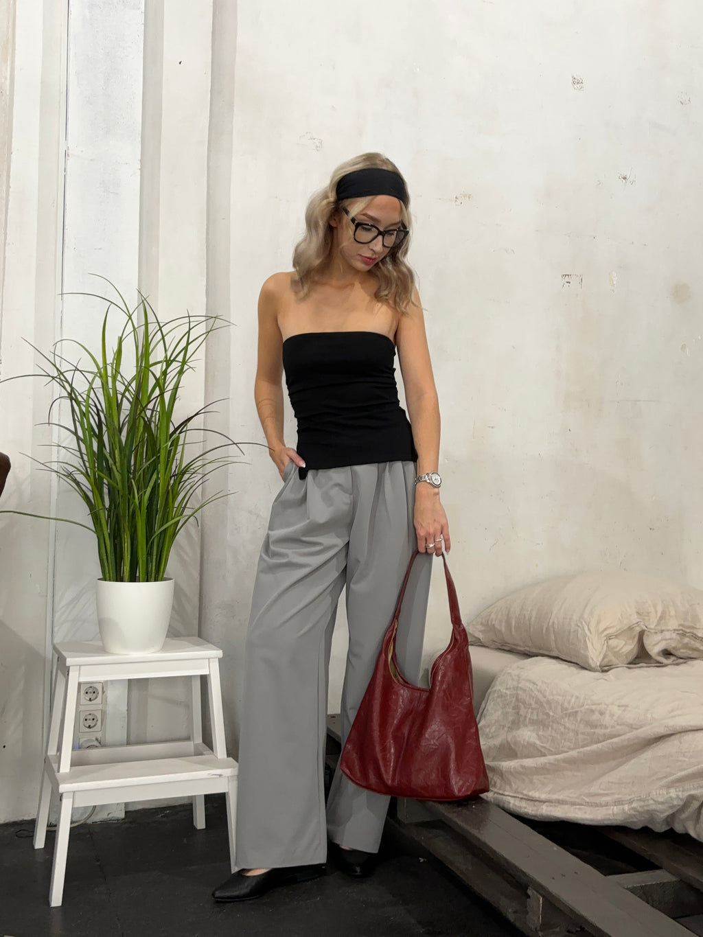 Distressed Vegan Leather Tote
