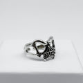 Sterling Silber Skelett Vampir Ring | Shop Nory