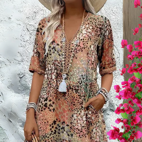 Leichtes Sommer & Frühlings Midikleid