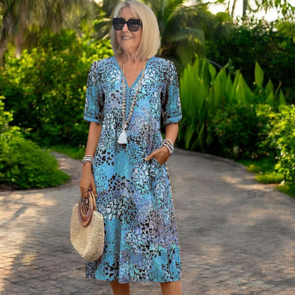 Leichtes Sommer & Frühlings Midikleid