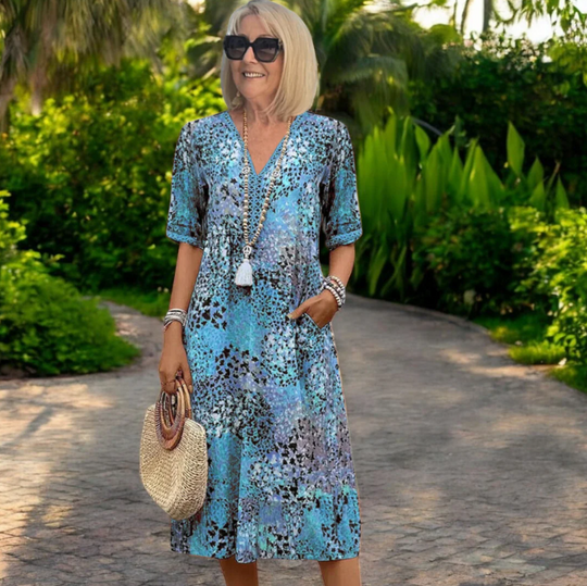 Leichtes Sommer & Frühlings Midikleid