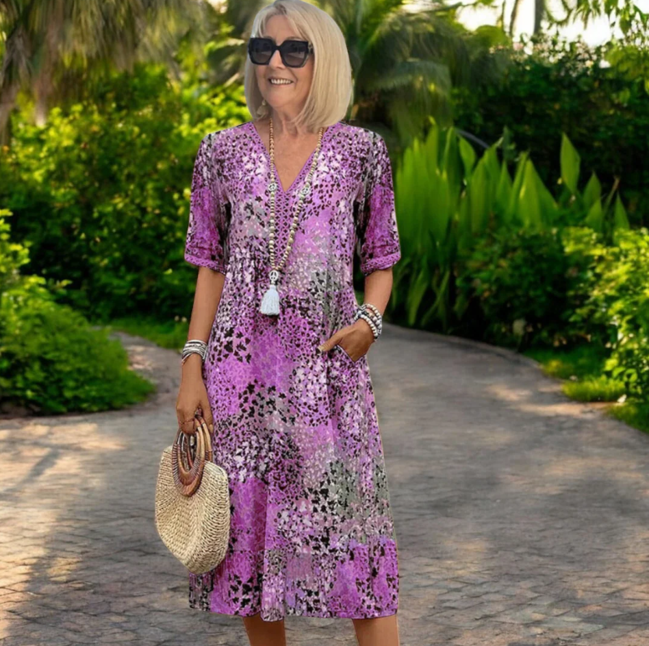Leichtes Sommer & Frühlings Midikleid