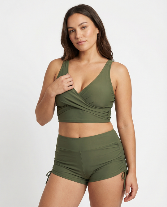 Olivgrün Active Bikini Satz