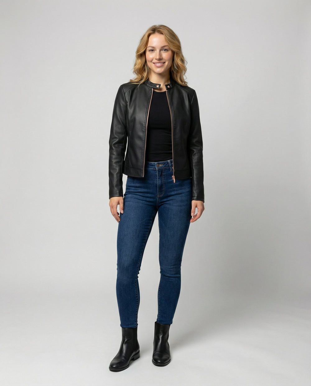 Elegante Lederjacke Damen