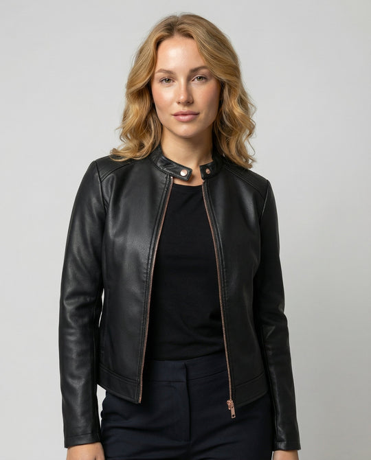 Elegante Lederjacke Damen