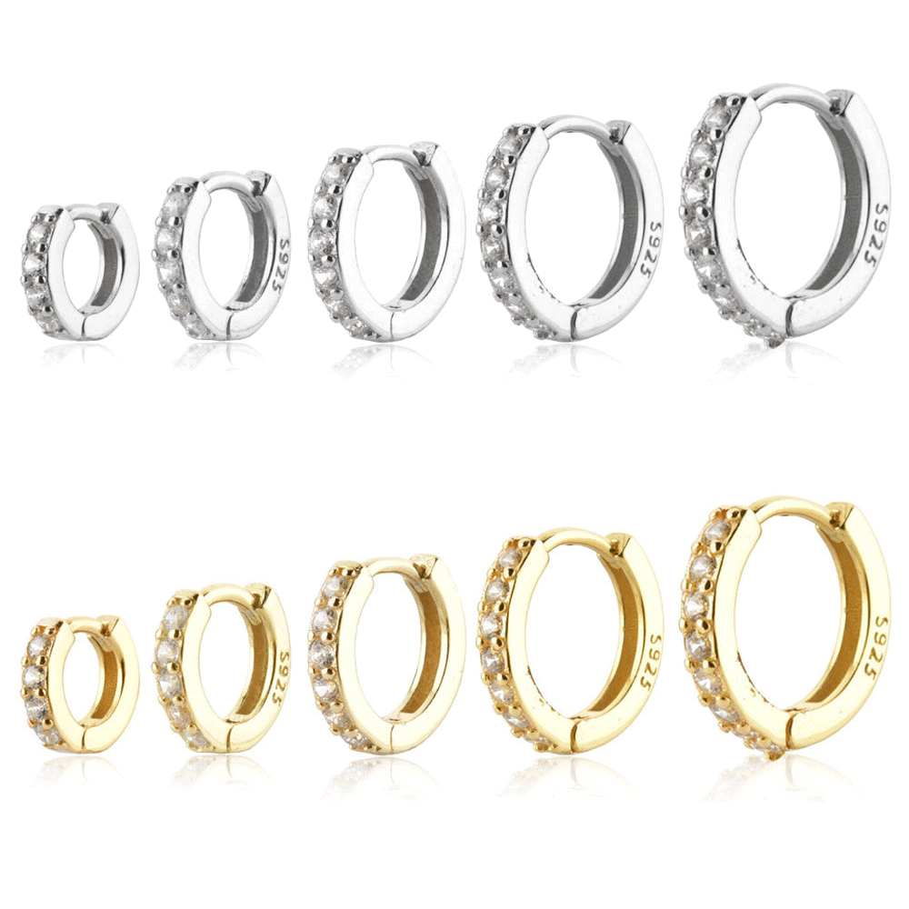 Funkelnde Pave Ohrringe – Lumina | Shop Nory