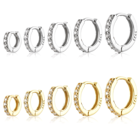 Funkelnde Pave Ohrringe – Lumina | Shop Nory