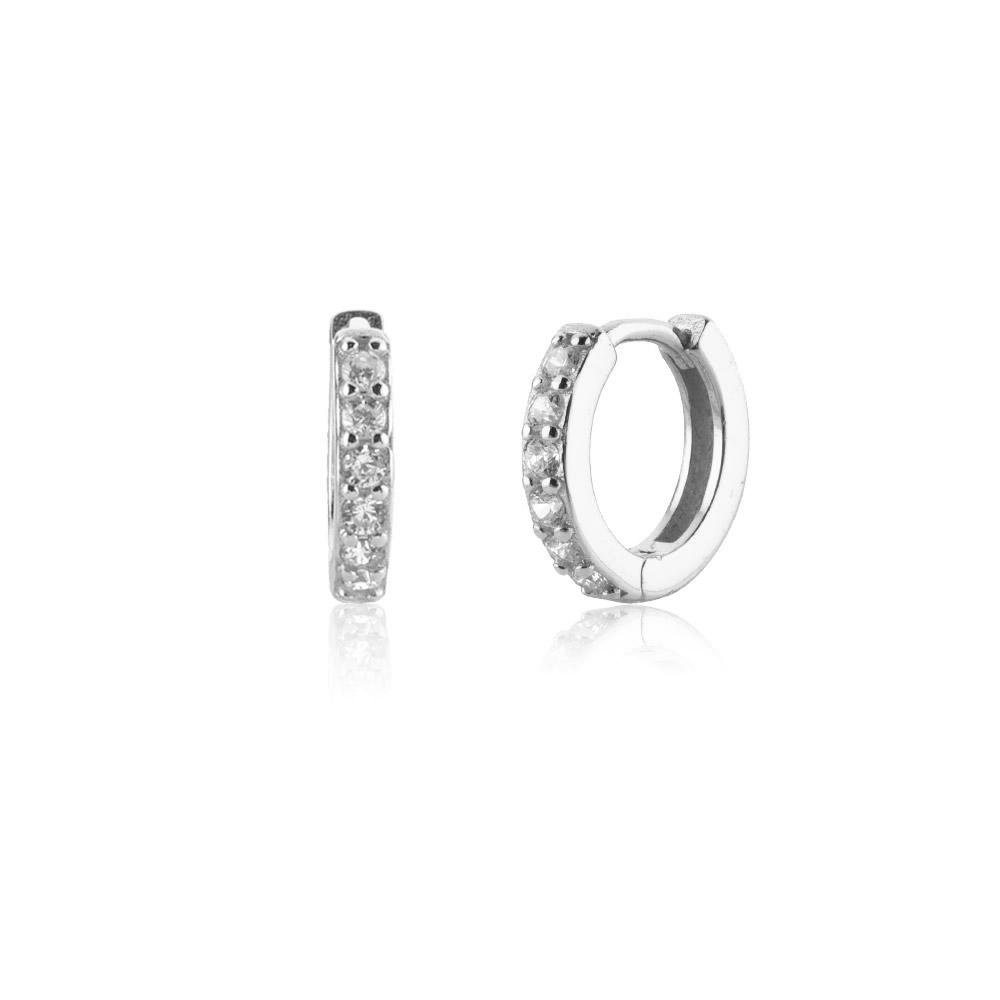 Funkelnde Pave Ohrringe – Lumina | Shop Nory