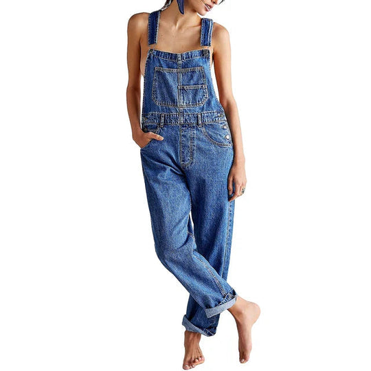 Stilvoller Denim Overall mit Lässig Passform