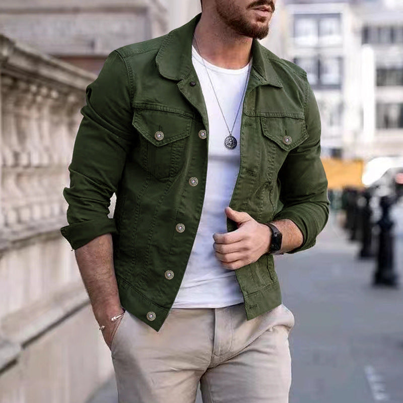 Lässige Herren-Jeansjacke