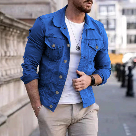 Lässige Herren-Jeansjacke