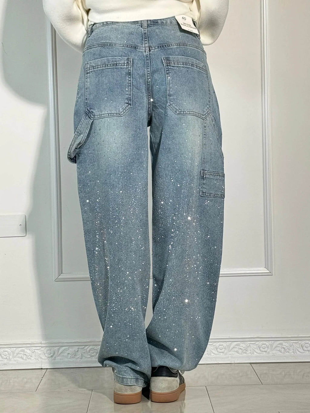 Damen Jeans mit Diamant-Optik & Klassischem Schnitt | ShopNory