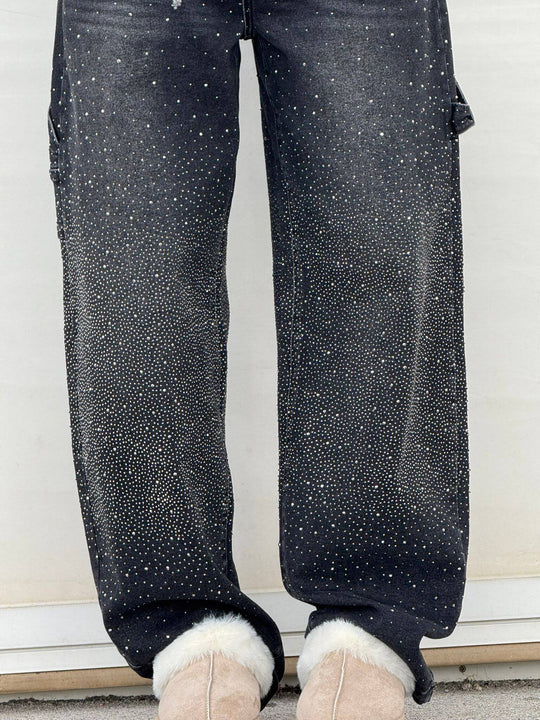 Damen Jeans mit Diamant-Optik & Klassischem Schnitt | ShopNory
