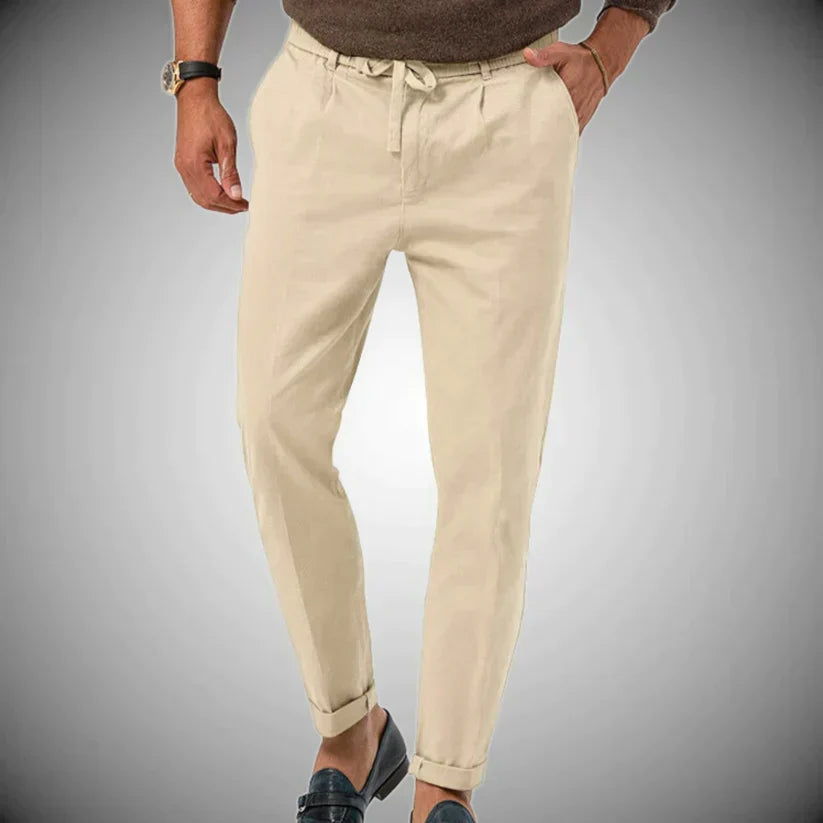 Slim Fit Leinenhose für Herren