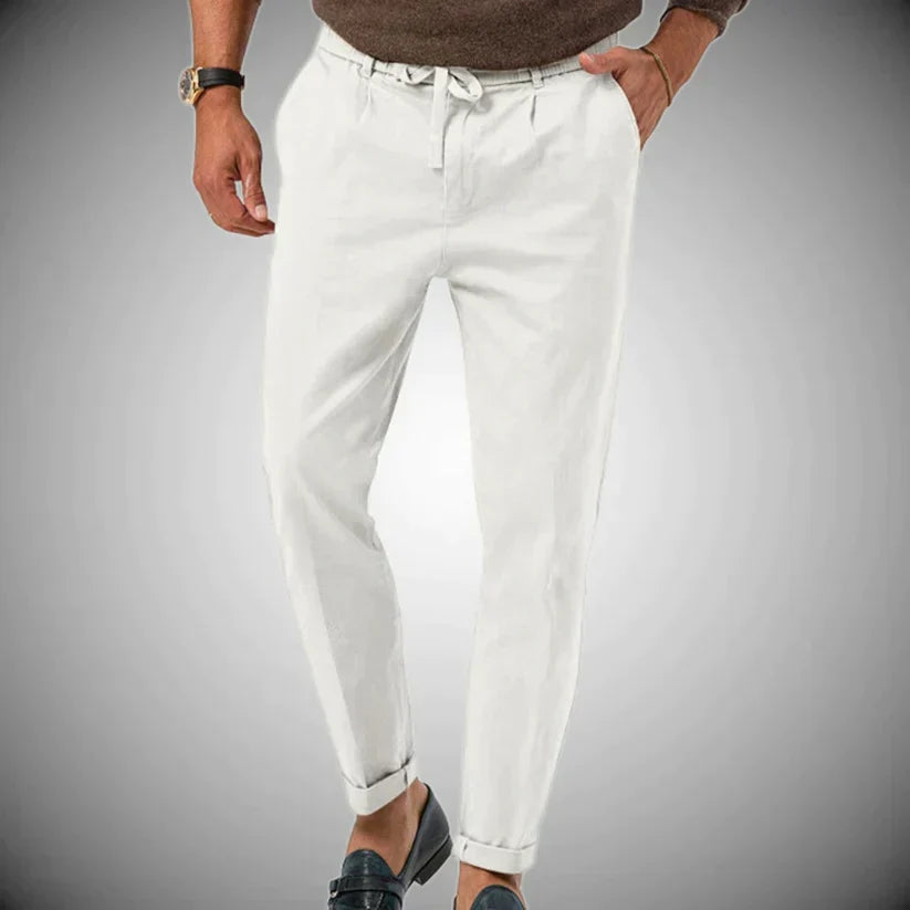Slim Fit Leinenhose für Herren
