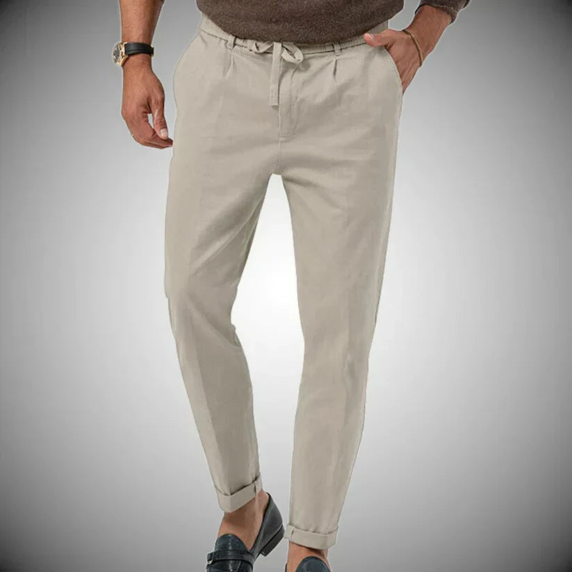 Slim Fit Leinenhose für Herren