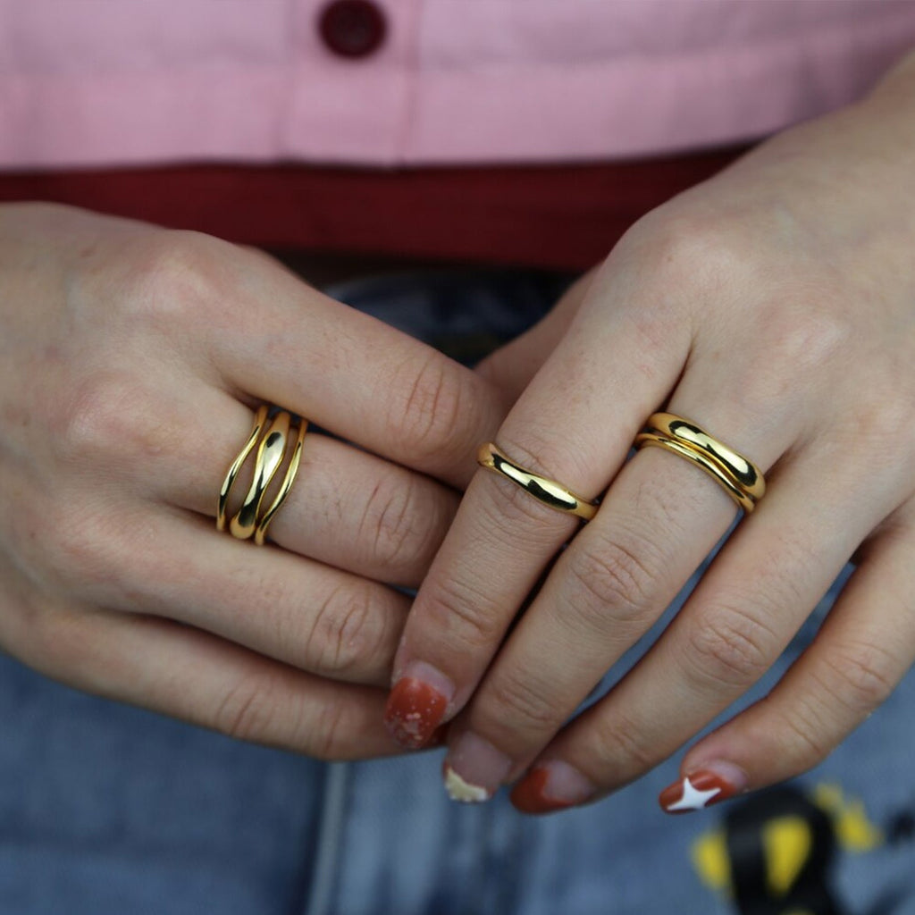 Geometrischer Minimalismus Gelenkfinger-Ring | Shop Nory