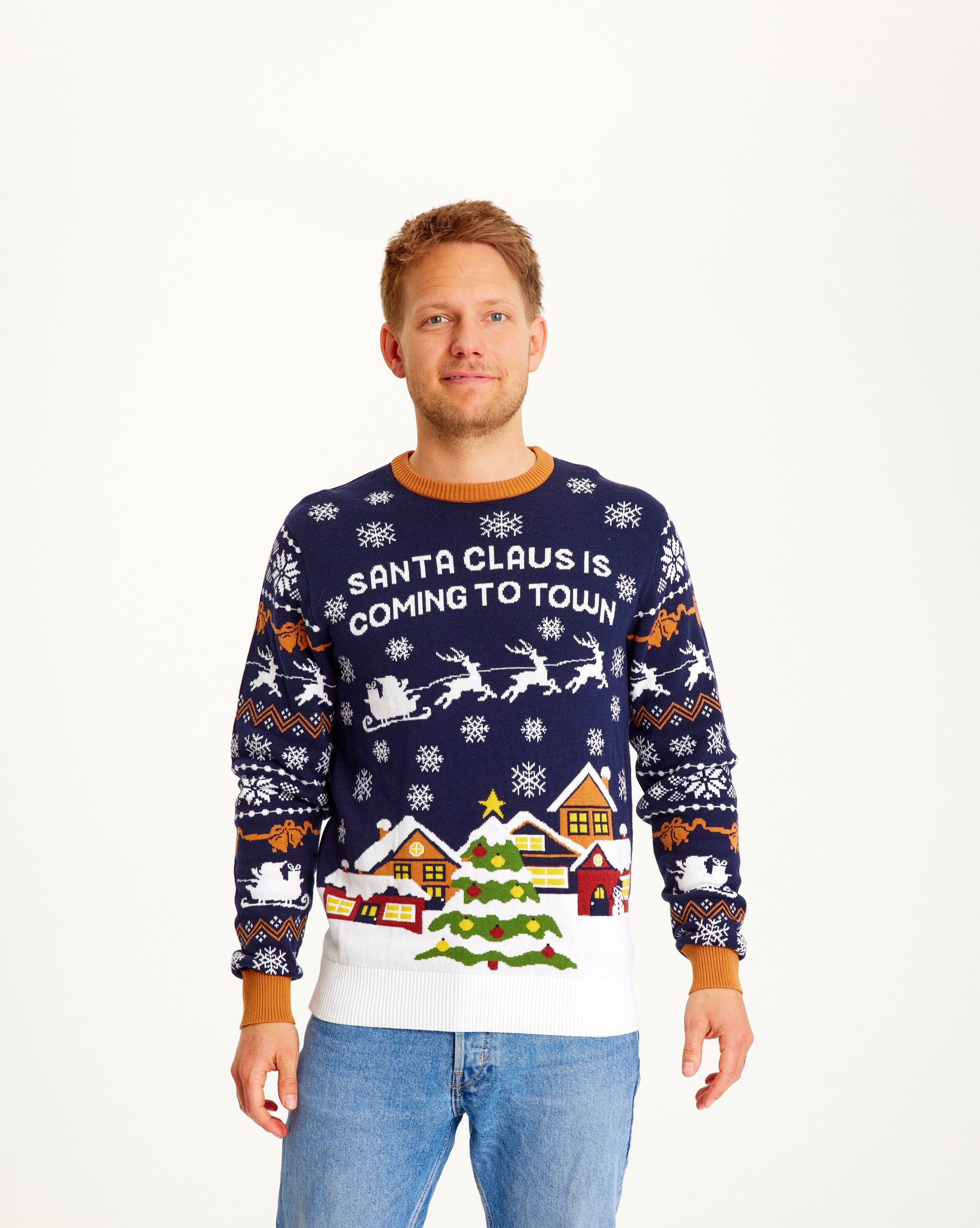 Der Weihnachtsmann kommt in die Stadt Marine Herren