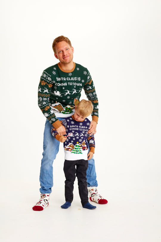 Der Weihnachtsmann kommt in die Stadt Marine Herren