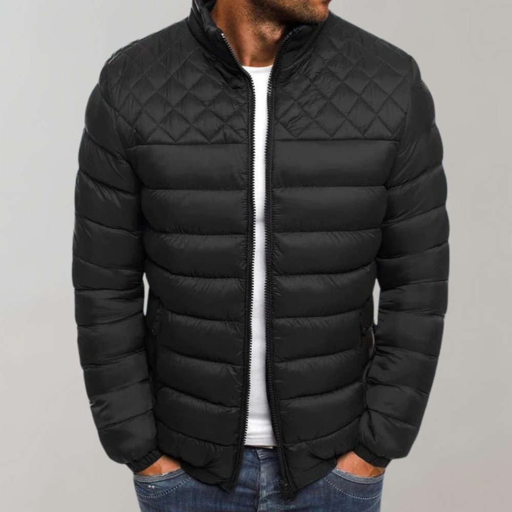 Wind- und wasserdichte gesteppte Herrenjacke