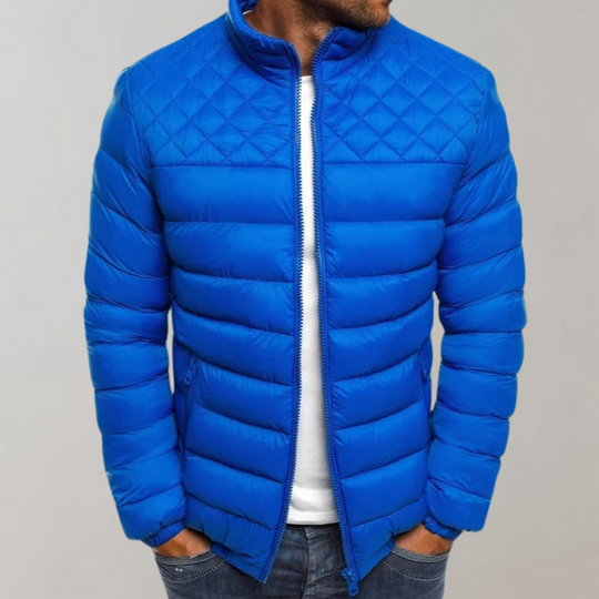 Wind- und wasserdichte gesteppte Herrenjacke