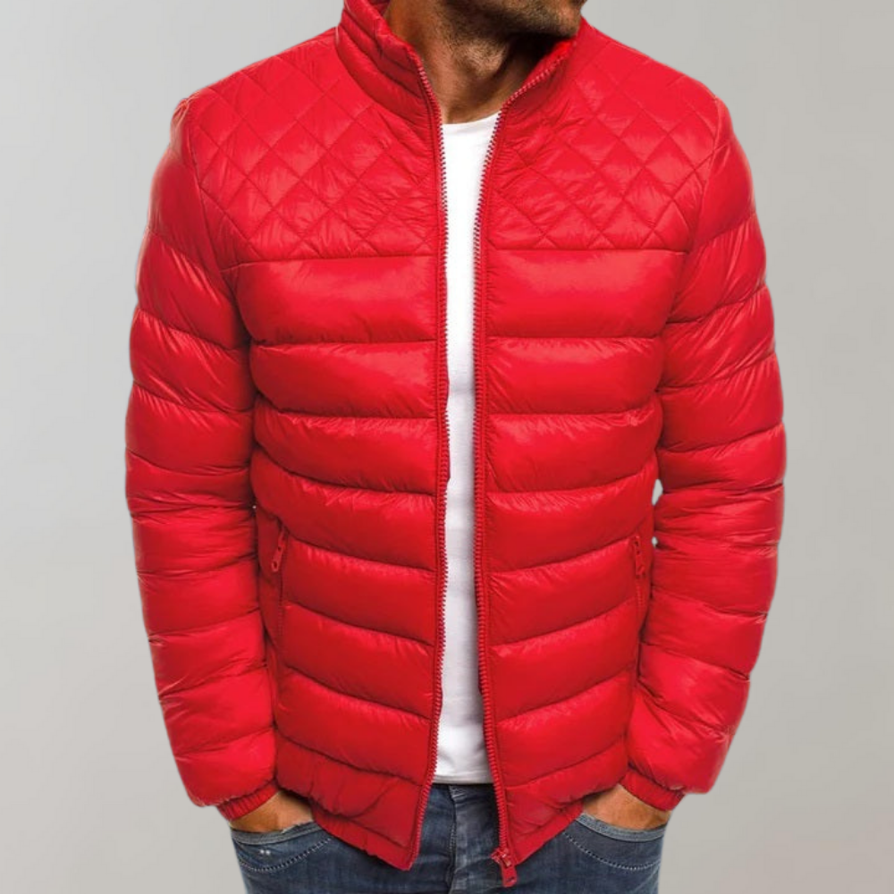 Wind- und wasserdichte gesteppte Herrenjacke