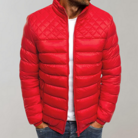 Wind- und wasserdichte gesteppte Herrenjacke