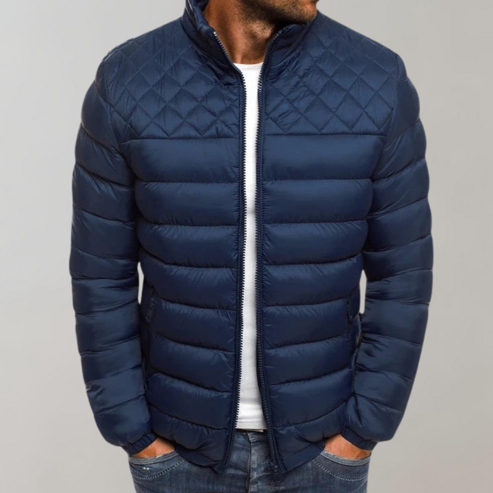 Wind- und wasserdichte gesteppte Herrenjacke