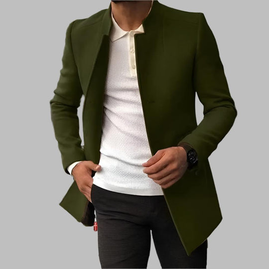 Eleganter Wollmantel für Herren