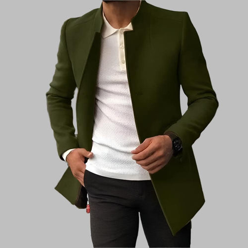 Eleganter Wollmantel für Herren