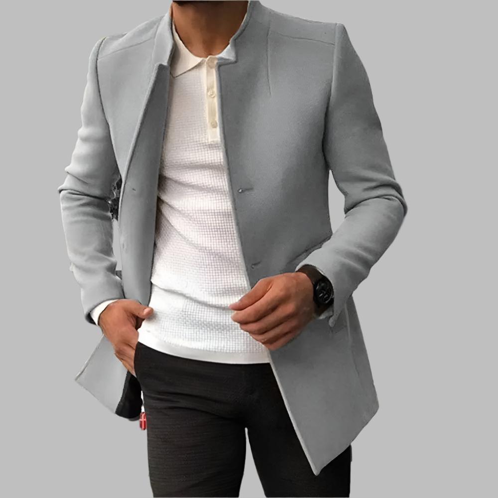 Eleganter Wollmantel für Herren