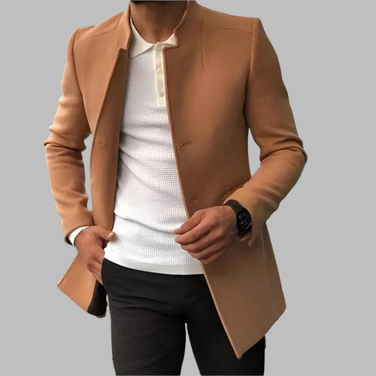 Eleganter Wollmantel für Herren