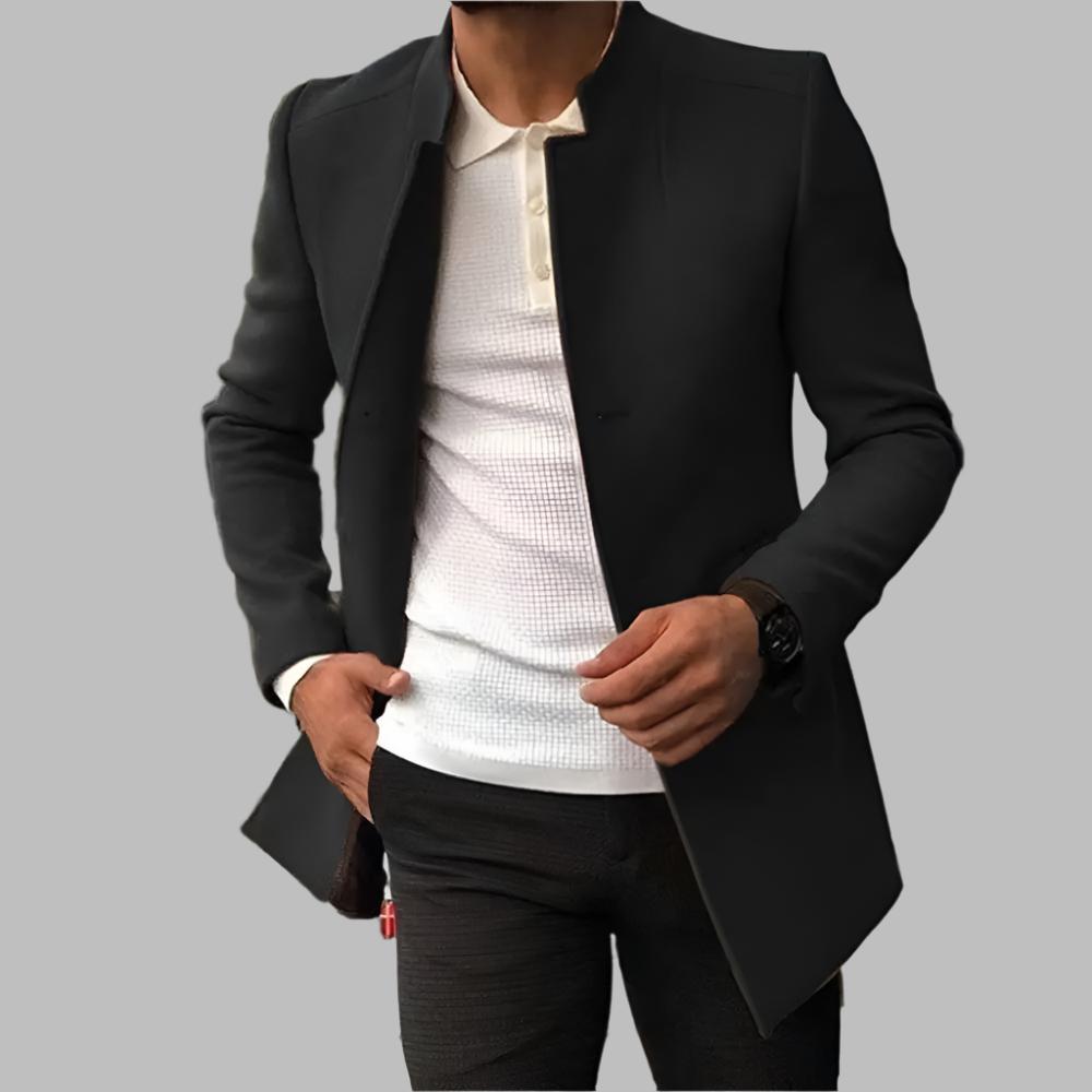 Eleganter Wollmantel für Herren