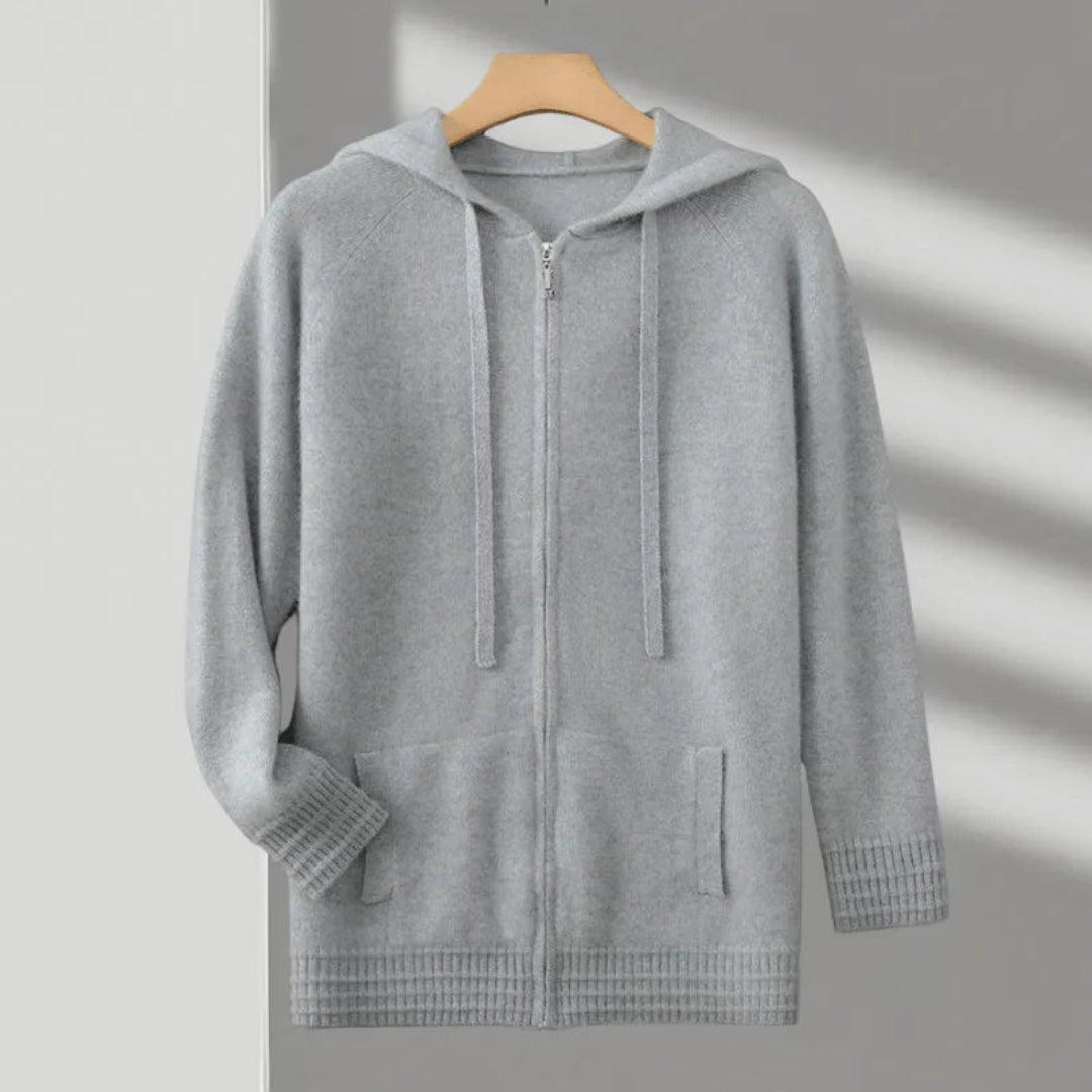 Kapuzenpullover mit Reißverschluss