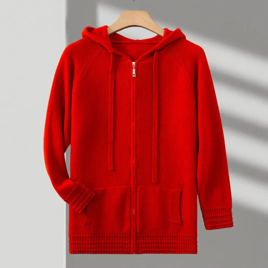 Kapuzenpullover mit Reißverschluss