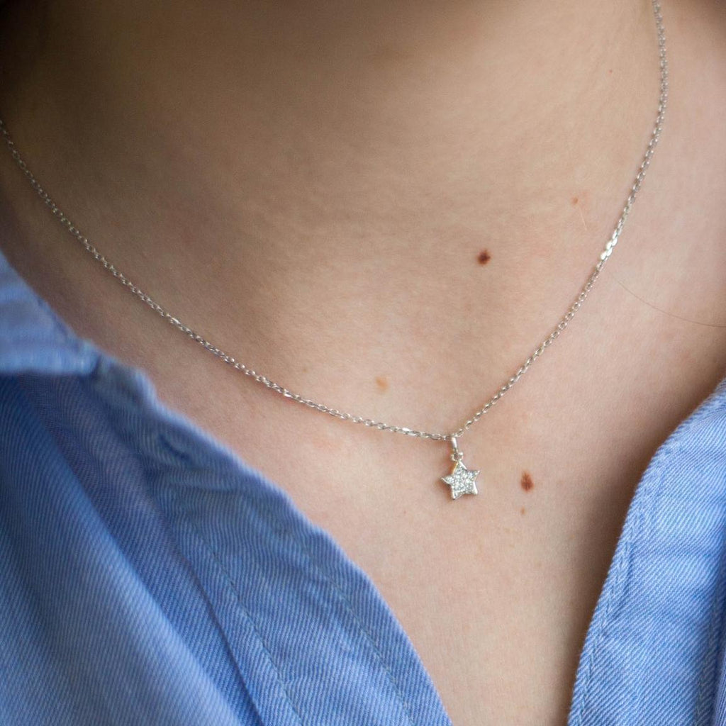 Kette mit Stern aus Silber - Sternkette für Damen | Shop Nory