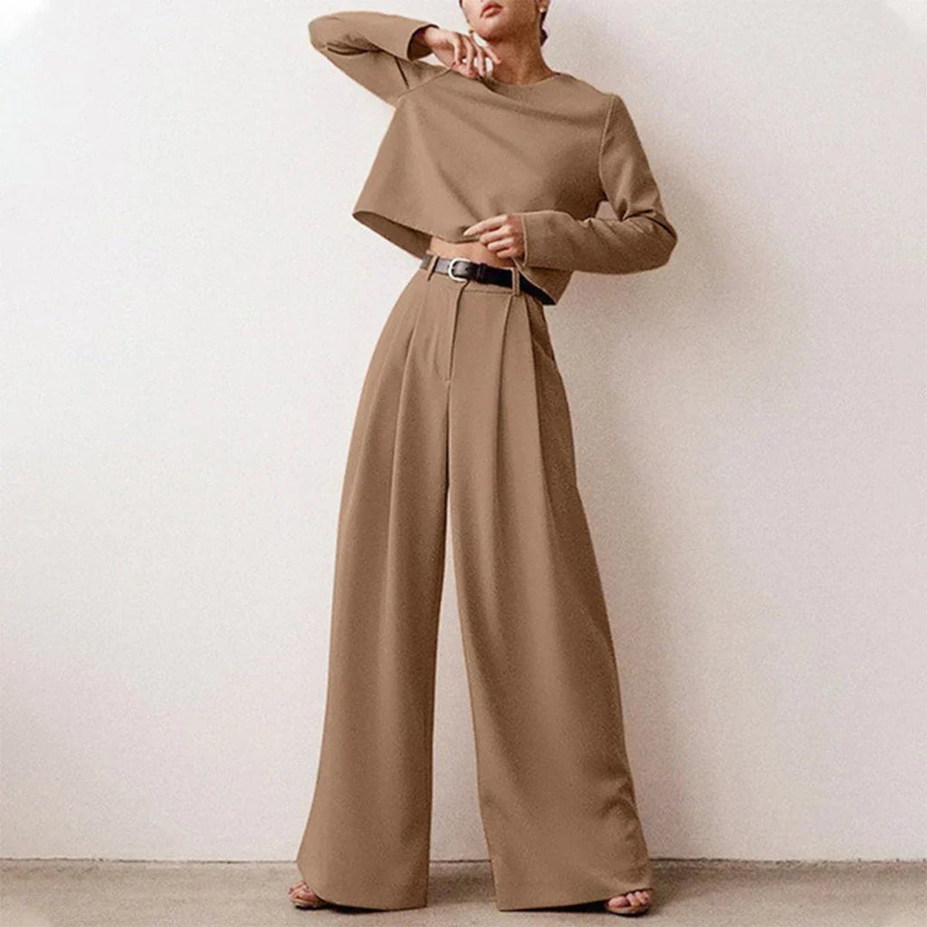 Trendy Geschäftsanzug - Top+Hose