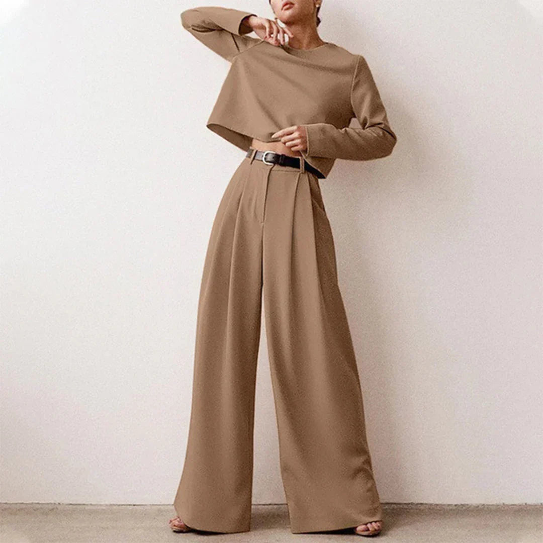 Trendy Geschäftsanzug - Top+Hose