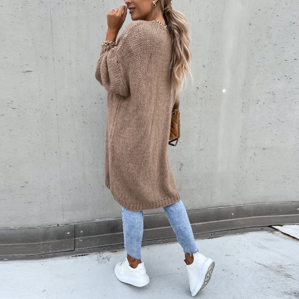 Zeitloses Langarm-Cardigan für Damen