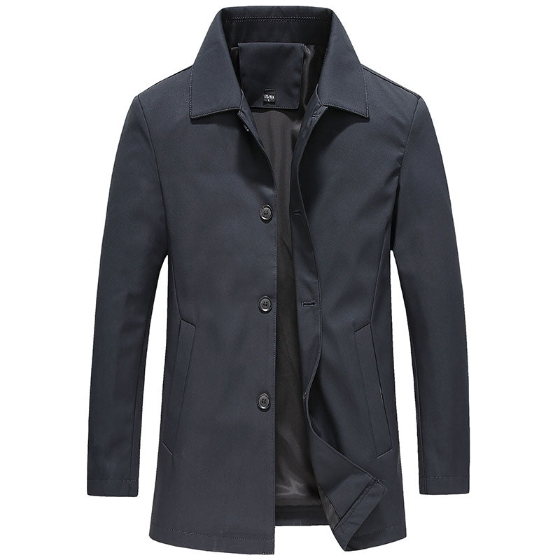 Herren Knopf-down Kragen Jacke
