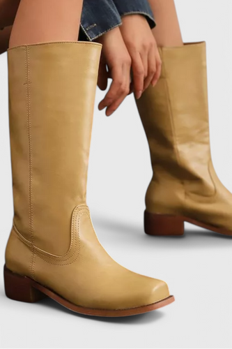 Damenstiefel Stylische Stiefel mit Blockabsatz